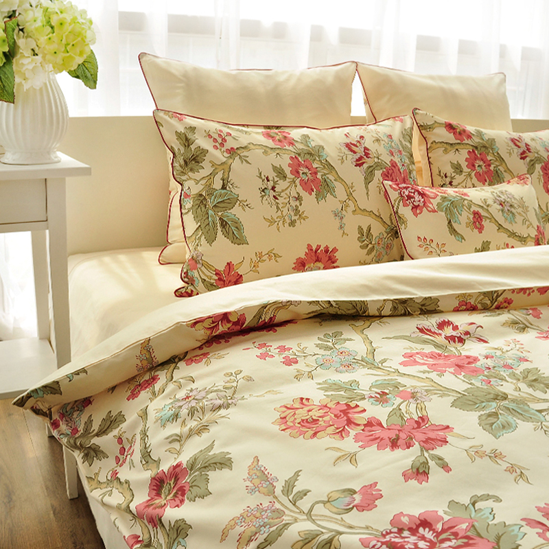 Set Bercetak 100% Poliester Microfiber