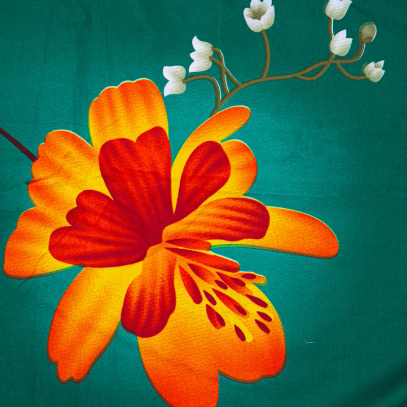 Poliester Microfiber Digital Printed Brushed Fabrik