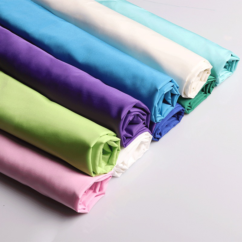 Fabrik Taffeta Dicelup Poliester Ringan