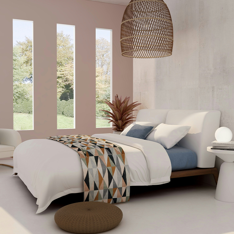 Set Tempat Tidur Dicelup Microfiber Poliester 100% Popular