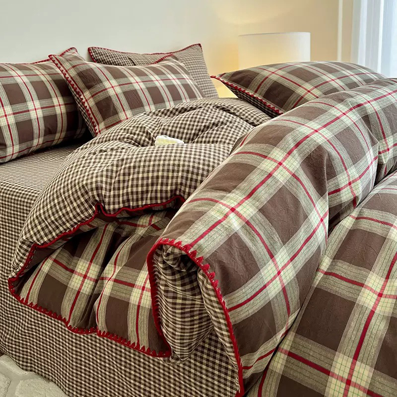 Set Tempat Tidur Bercetak Microfiber Poliester 100% Ultra Lembut